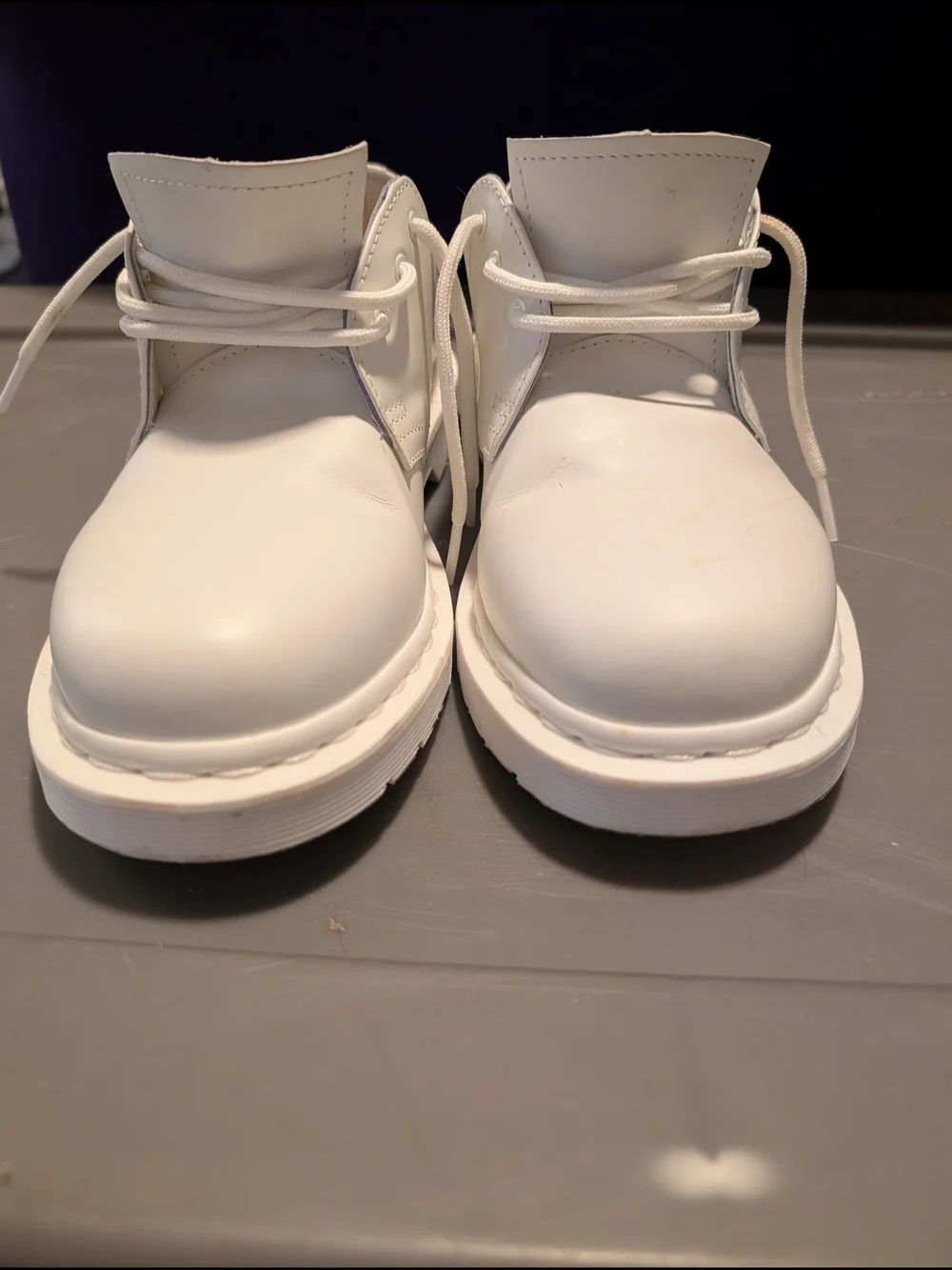Dr. Martin's Pride Edition 1451 Oxfords, White With Rainbow Detail